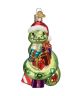 Santa Snake Ornament