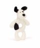 Jellycat Bashful Black & Cream Puppy Ring Rattle