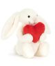 Jellycat Bashful Red Love Heart Bunny