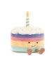 Jellycat Amuseables Rainbow Birthday Cake