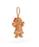 Jellycat Festive Folly Gingerbread Ruby Ornament