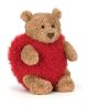 Jellycat Bartholomew Bear 'Heartthrob'