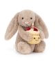 Jellycat Bashful Beige Bunny 'Birthday'