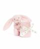 Jellycat Bashful Baby Pink Bunny Soother