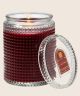 The Smell of Christmas Large Textured Glass Candle