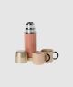 Coral Thermos and Cups