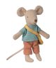 Little Brother Mouse with Cheese Bag