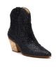 Harlow Black Rhinestone Boots