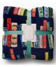 Bookshelf Fleece Blanket