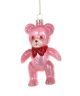 Vintage Pink Toy Bear Ornament