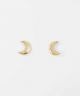 New Moon Crescent Stud Earrings