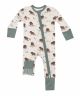 Bison Families Bamboo Zipper Romper