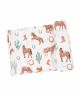 Western Horse Swaddle Blanket