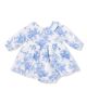 Dream Cottage Floral Blue Bubble with Skirt
