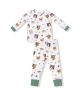Woodland Animal Faces Long Sleeve Loungewear Set