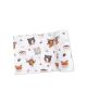 Woodland Animal Faces Swaddle Blanket