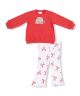 Oversized Gingerbread House Applique Sweatshirt + Flared  Pants