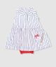 Baseball Stripe Polo Tennis Dress