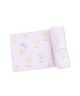 Pink Vintage Spring Ducklings Swaddle Blanket
