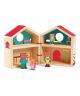 Minihouse Wooden Dollhouse Set