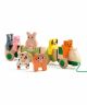 Trainimo Farm Wooden Pull-Along Activity Toy