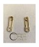 Petite Safety Pin Stud Earrings