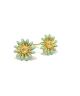 Mini Mint Daisy Earrings