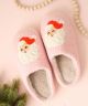 Fuzzy Santa Slippers