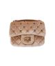 Mini Toffee Velvet Quilted Purse