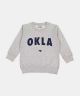 Okla Grey Kids Pullover Sweatshirt