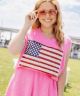 Neon Pink American Flag Sweater Tank