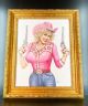 Dolly Parton Framed Canvas Print