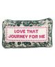 Love That Journey Needlepoint Pillow