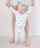 Blue Trains 2 Piece Pajamas