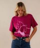 Magenta Horses Embrace Marlie Tee