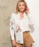 Western Cowgirl Embroidered Motif Blouse