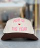 Mom of the Year Embroidered Vintage Hat