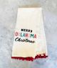 Merry Christmas Oklahoma Tea Towel