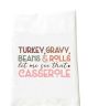 Turkey Gravy Beans Rolls Tea Towel