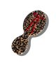 Compact Leopard Bow Hand-painted 2-1 Perfect Daily Brush