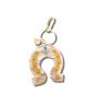 Lucky Horseshoe Hand-painted Bag Charm + Keychain