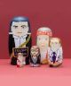 Men of Country Wooden Nesting Doll Sets
