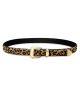 Silverlake Hair-On Leopard Print Belt