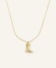 Golden Cowboy Boot Necklace