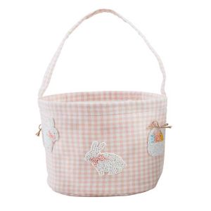 Pink Easter Beaded Bucket