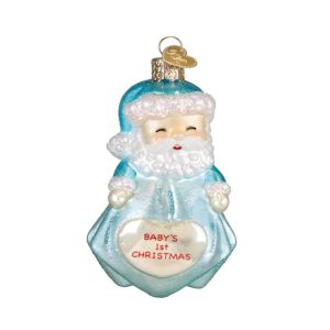 Baby Boys 1st Santa Lovey Ornament