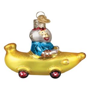 Bananas Gorilla's Bananamobile Ornament