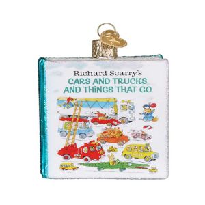 Cars & Trucks & Things That Go Book Ornament