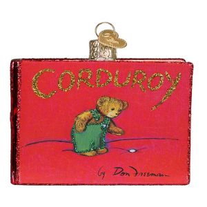 Corduroy Book Ornament