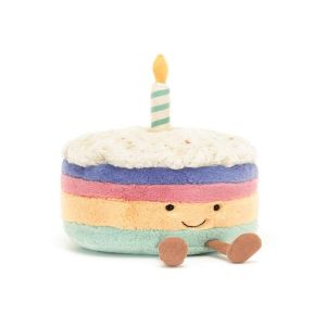 Jellycat Amuseables Rainbow Birthday Cake